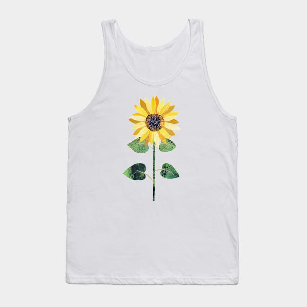 Sunflower Tank Top by Tracey English